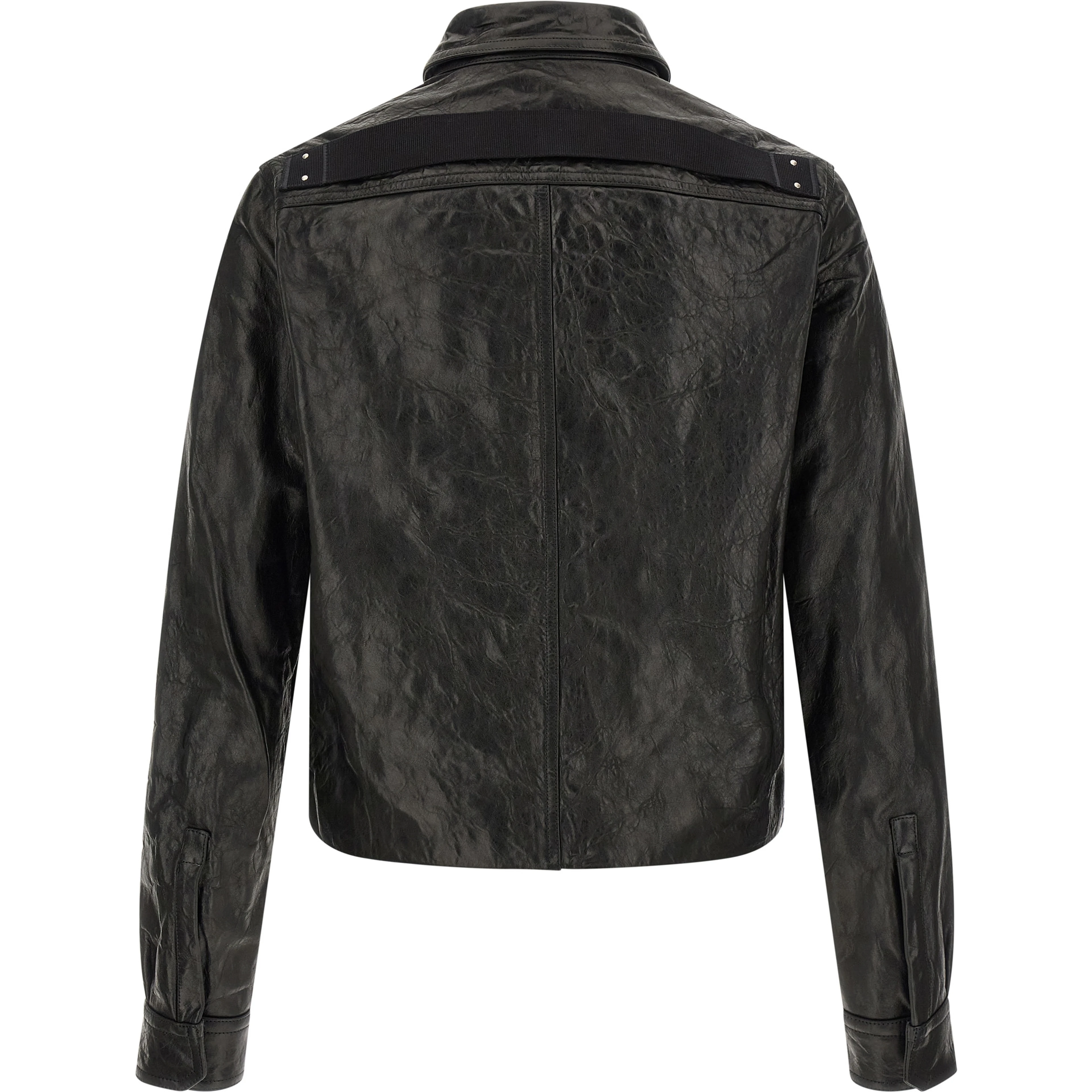 Black Lamb Leather Leather Jacket
