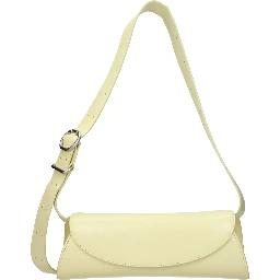 Yellow Leather Crossbody Bag