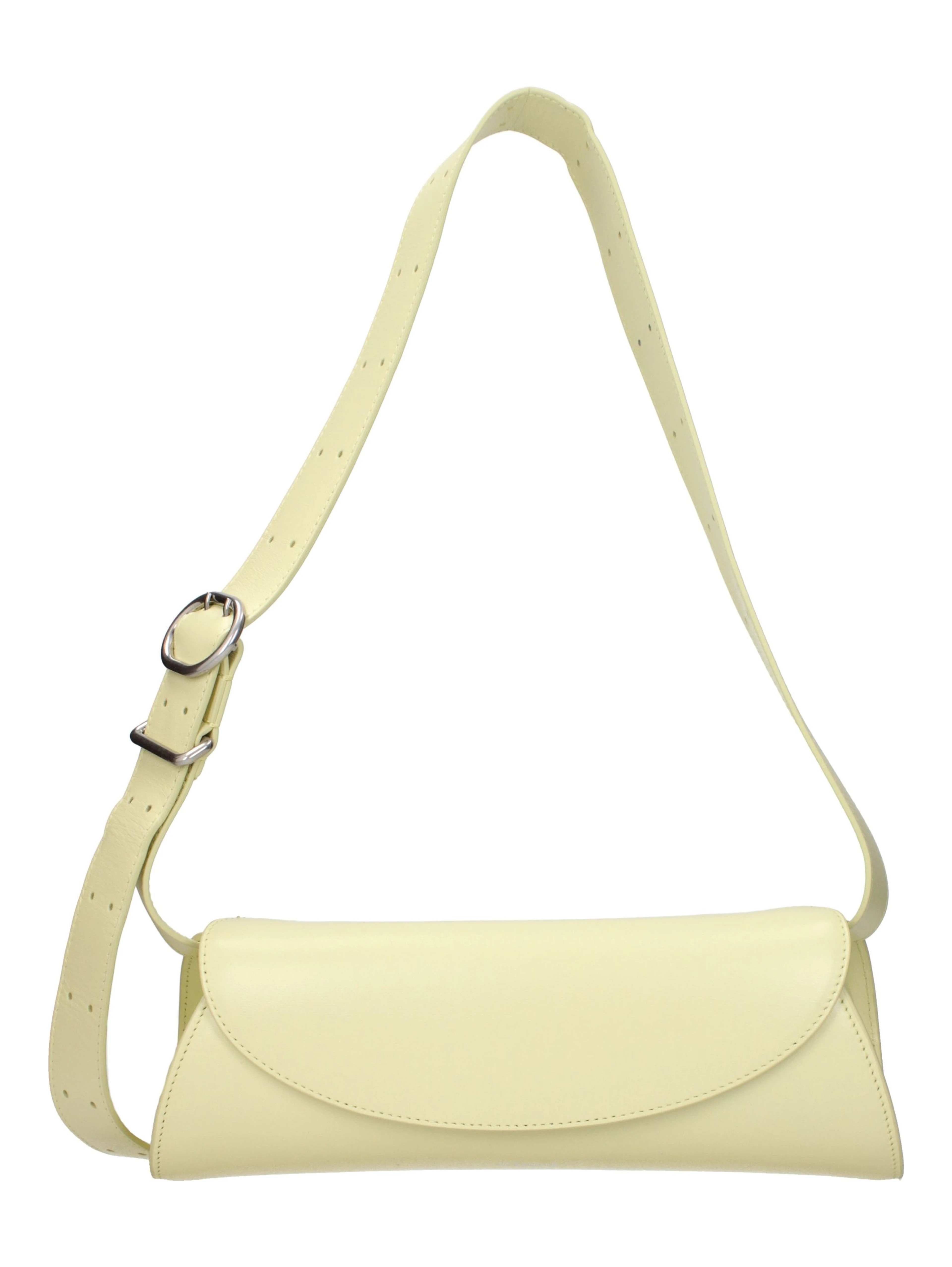 Yellow Leather Crossbody Bag