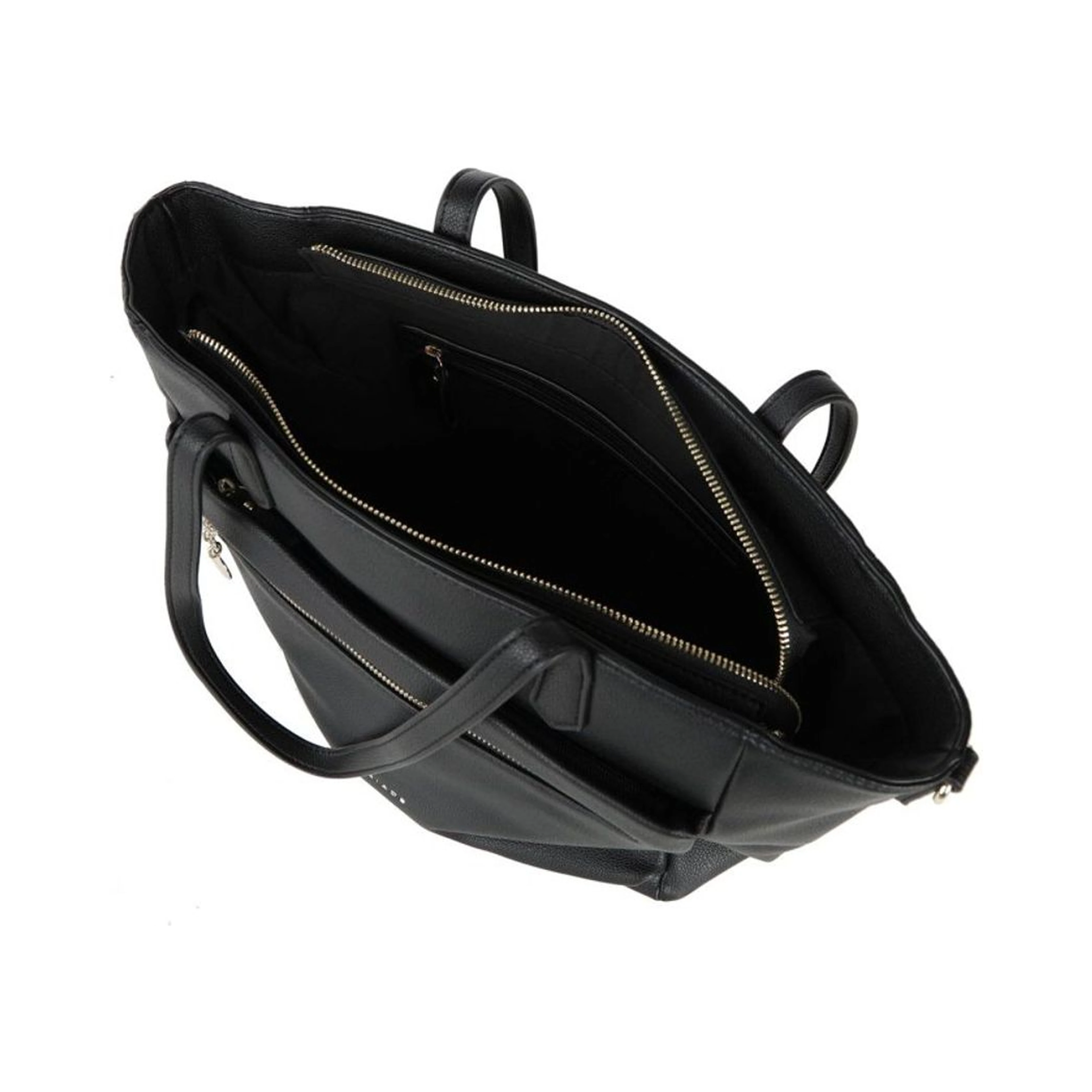 Black Polyethylene Shoulder Bag