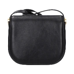Black Leather Crossbody Bag