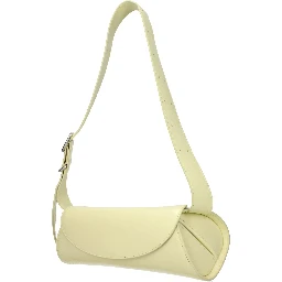 Yellow Leather Crossbody Bag