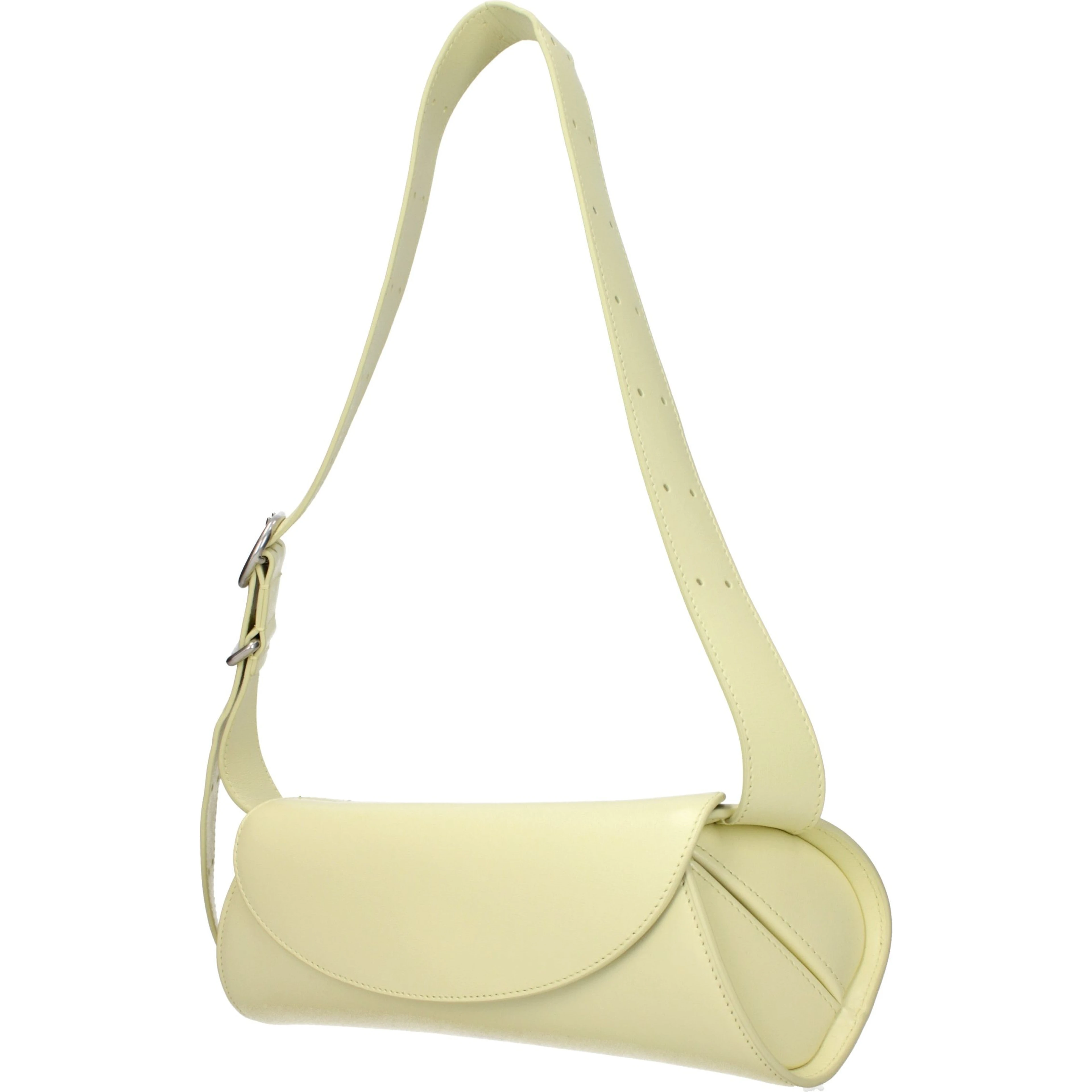 Yellow Leather Crossbody Bag