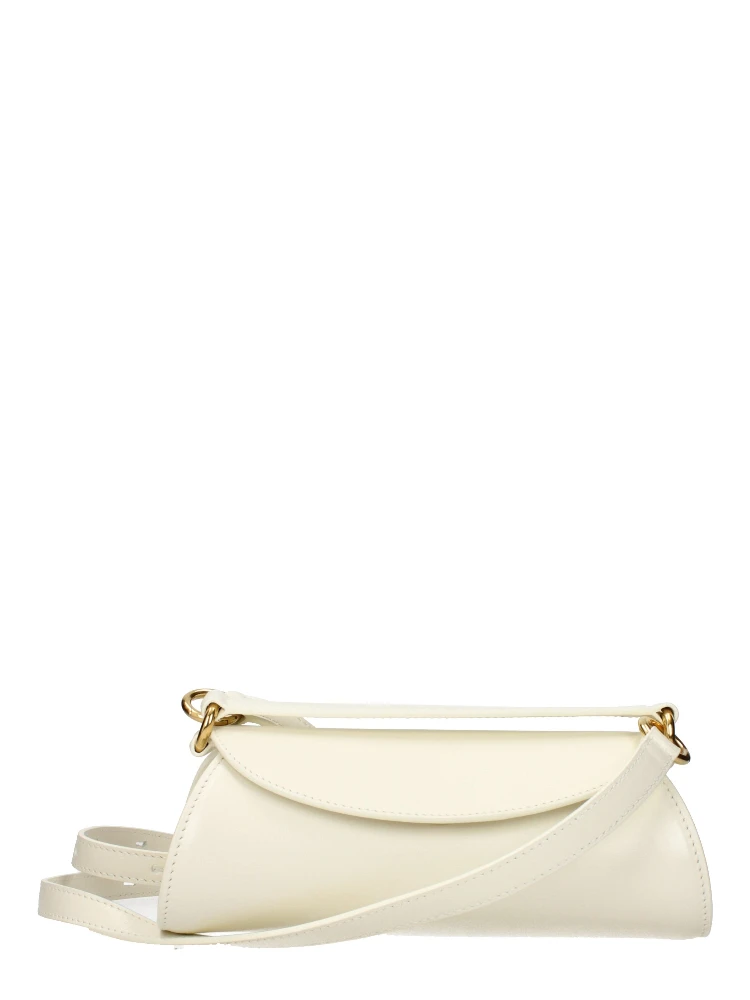 Beige Leather Handbag