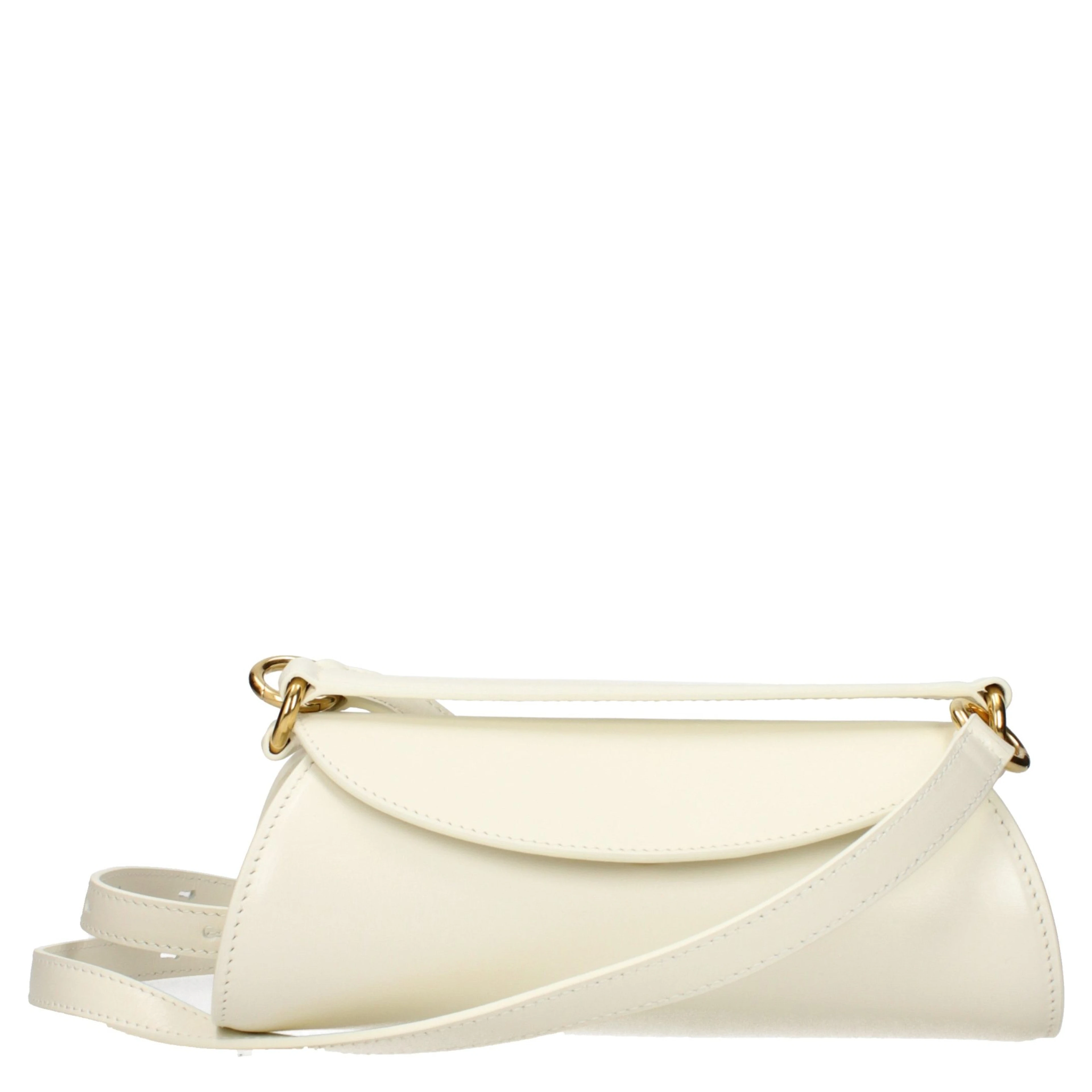 Beige Leather Handbag