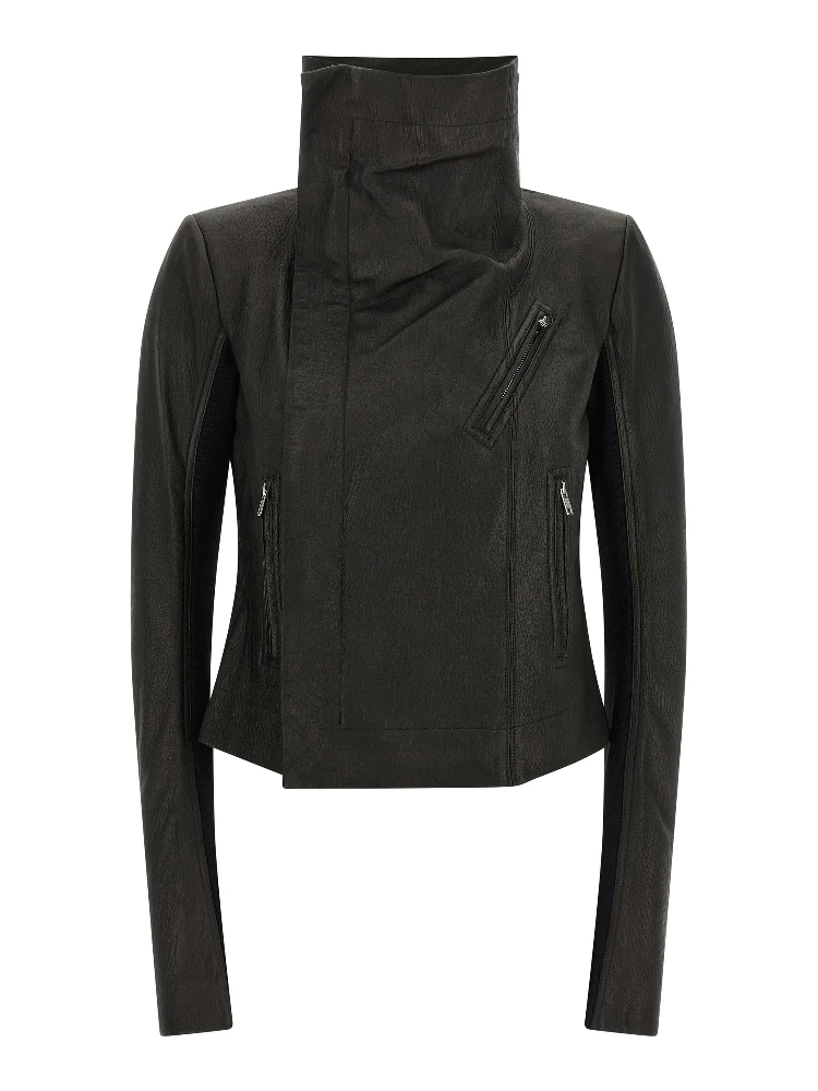 Black Lamb Leather Leather Jacket
