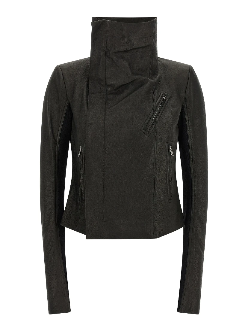 Black Lamb Leather Leather Jacket