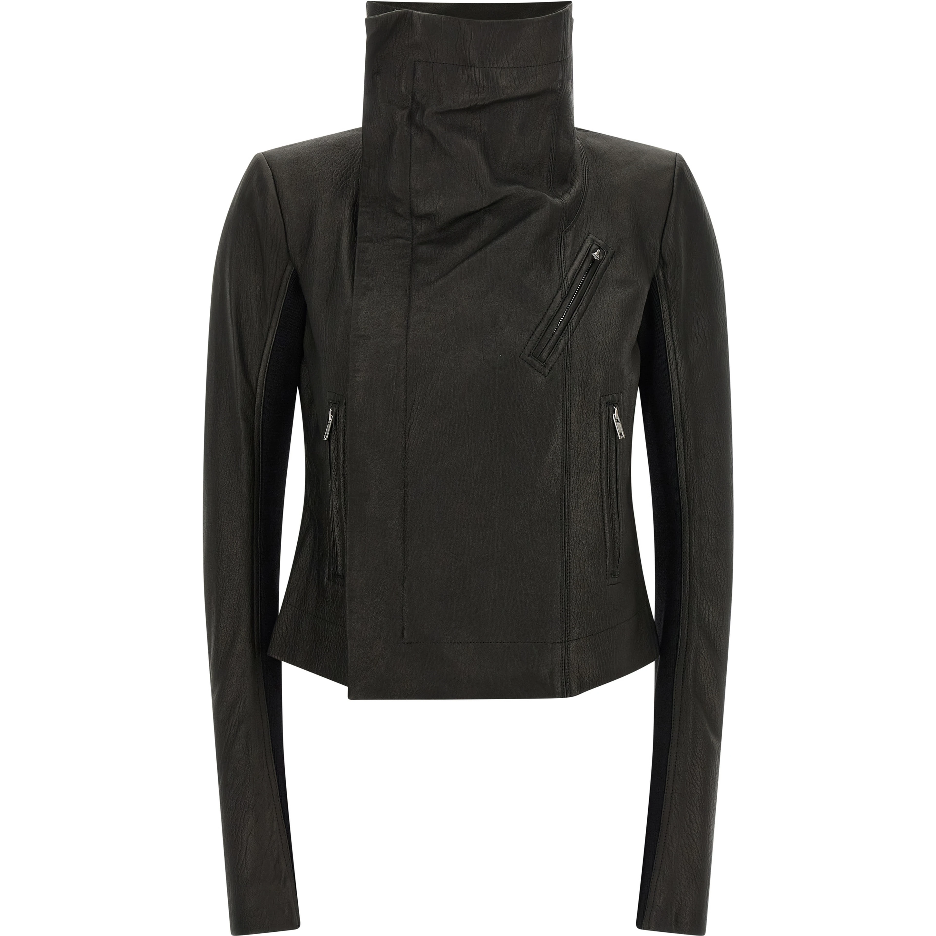 Black Lamb Leather Leather Jacket