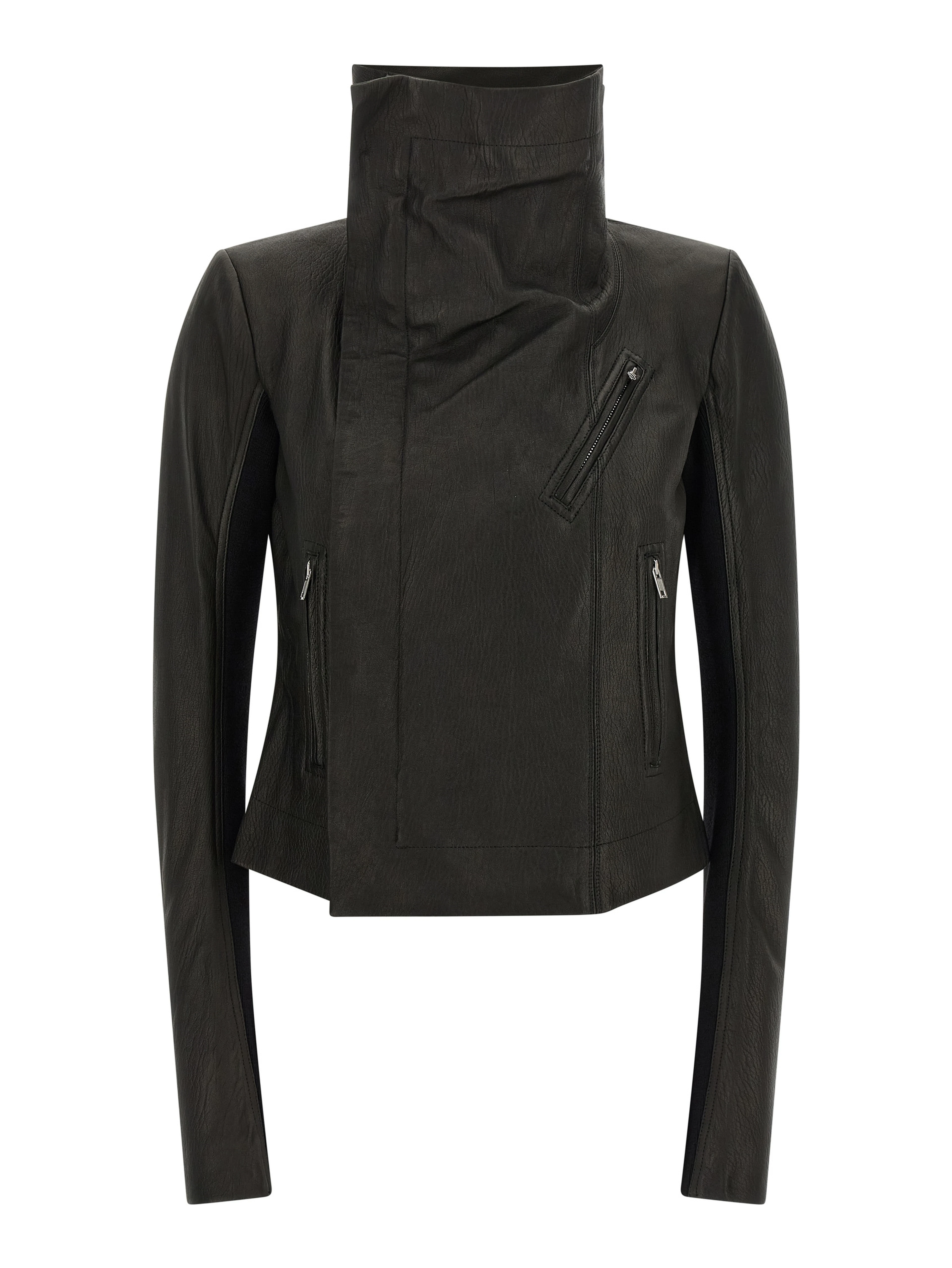 Black Lamb Leather Leather Jacket