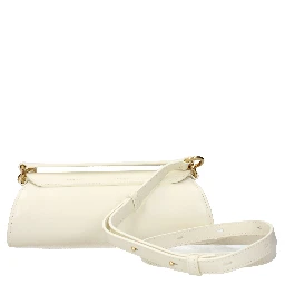 Beige Leather Handbag