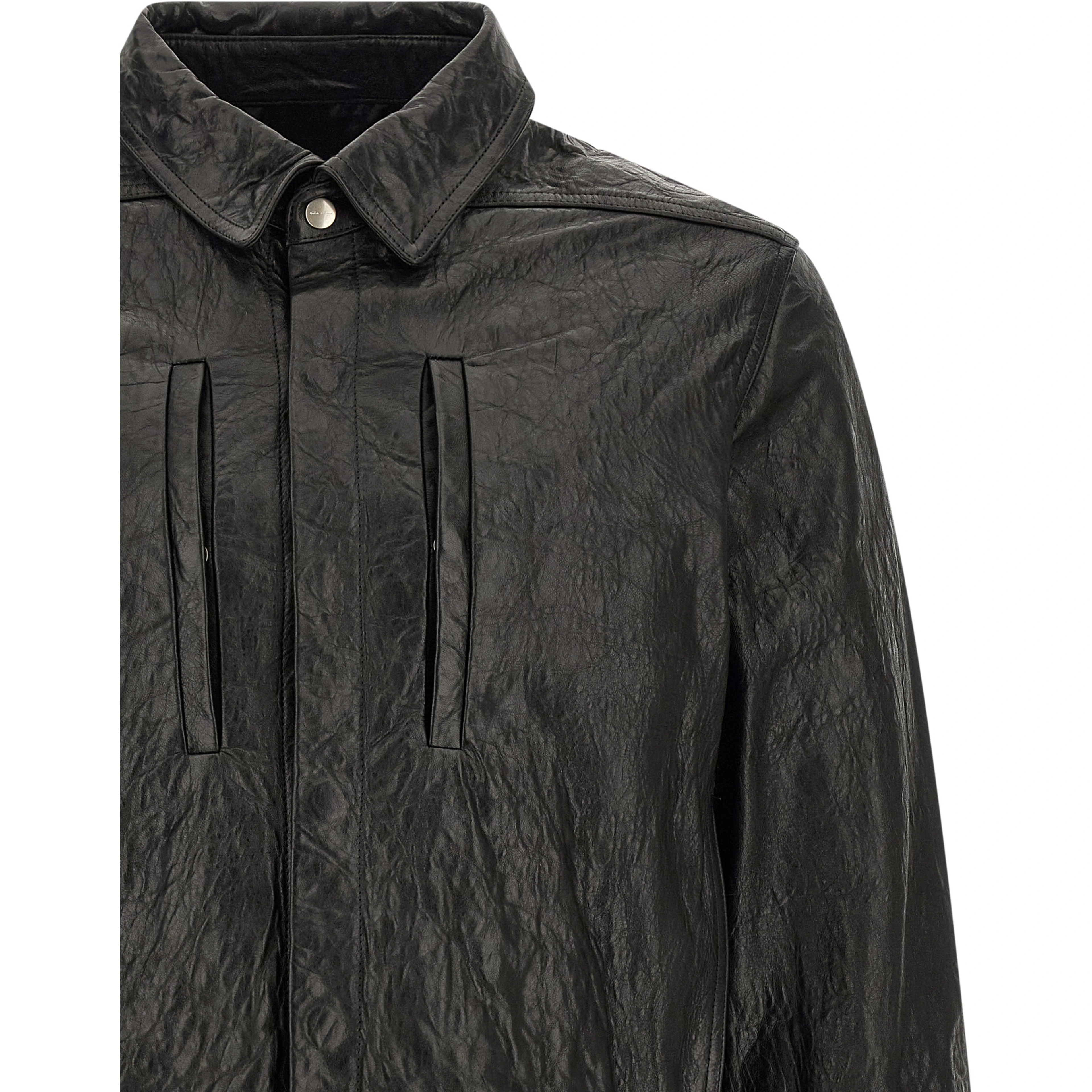 Black Lamb Leather Leather Jacket