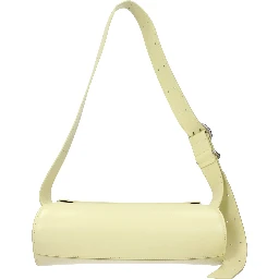 Yellow Leather Crossbody Bag