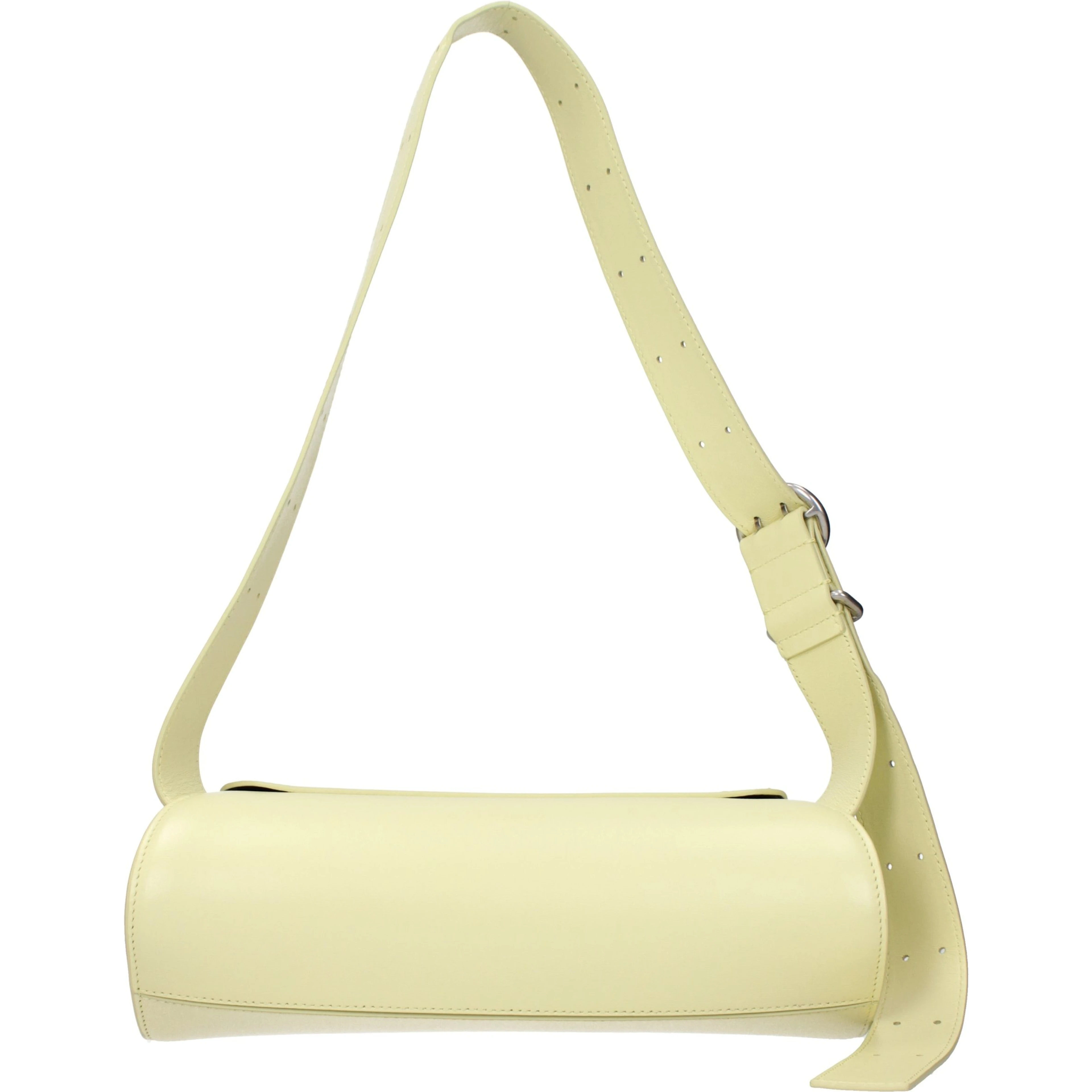 Yellow Leather Crossbody Bag