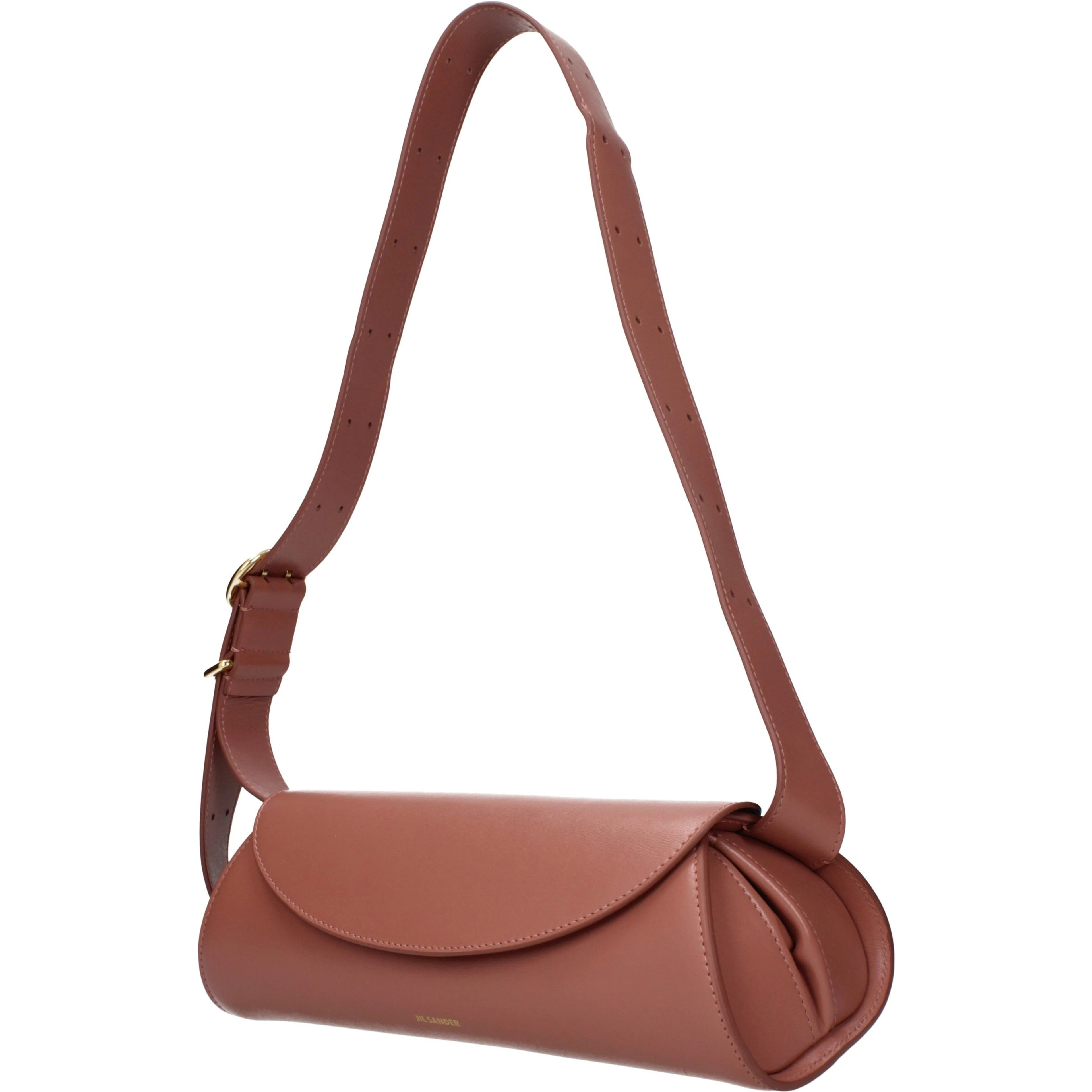 Pink Leather Crossbody Bag