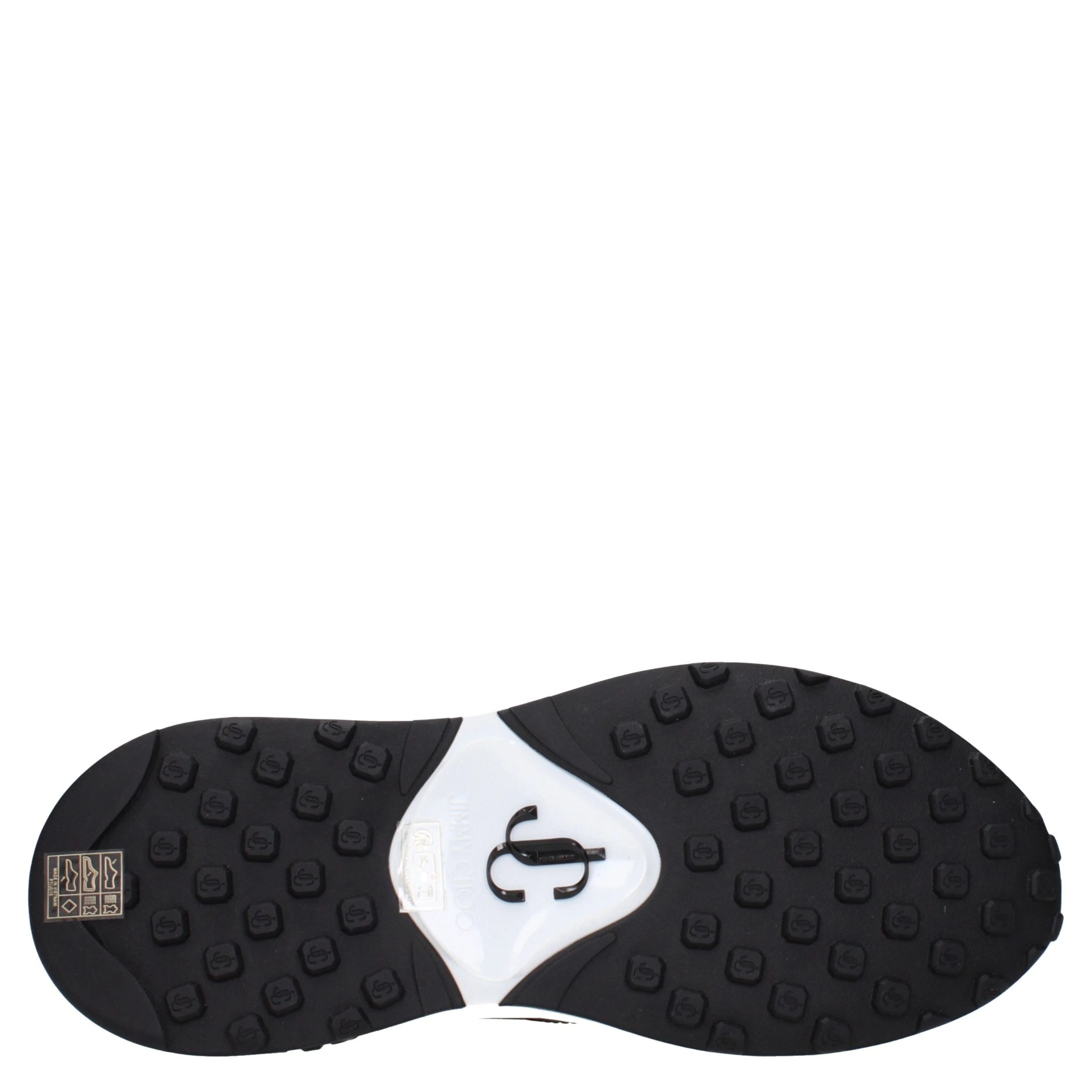 Black Fabric Athletic Sneakers