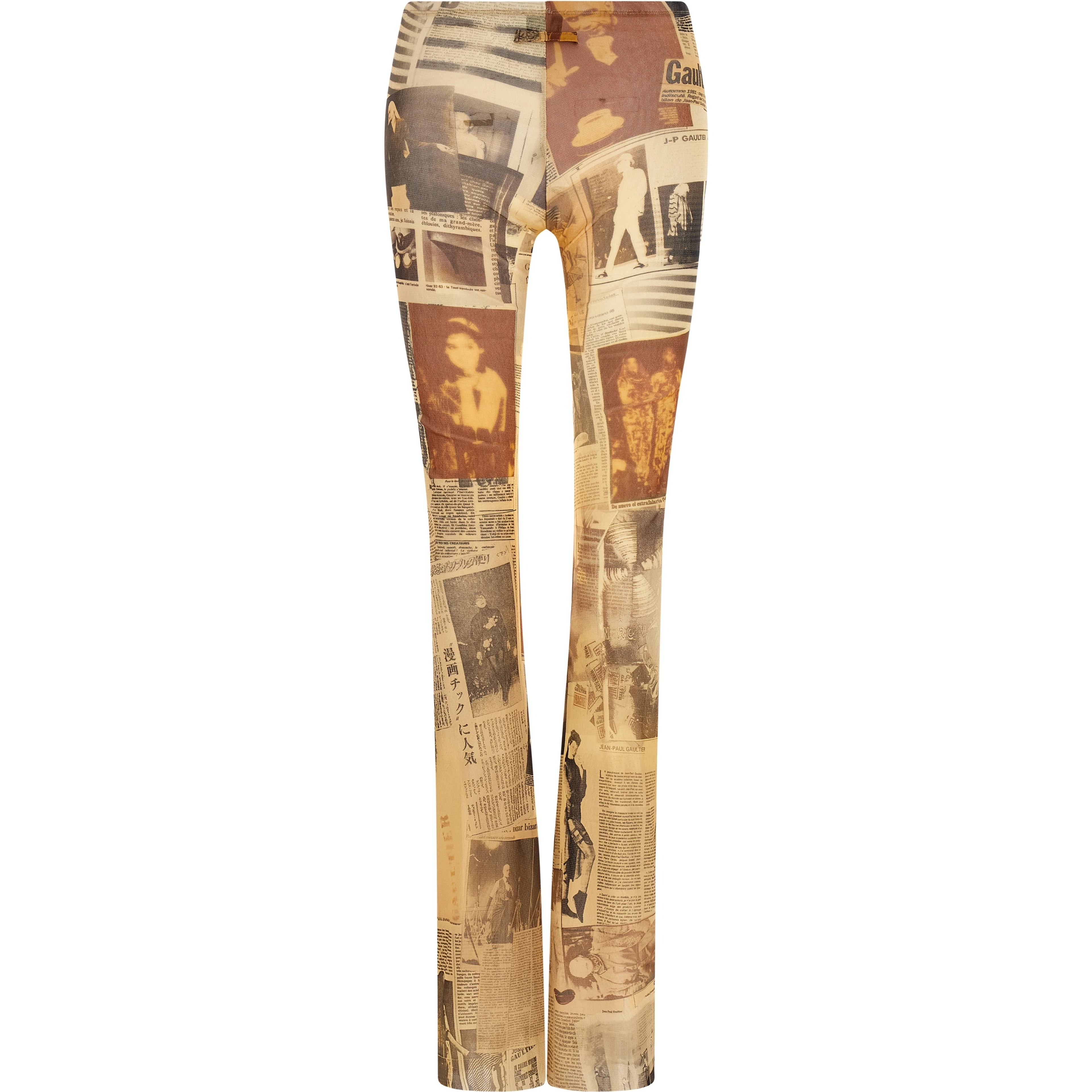 Multicolor Polyamide Casual Pants