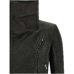 Black Lamb Leather Leather Jacket