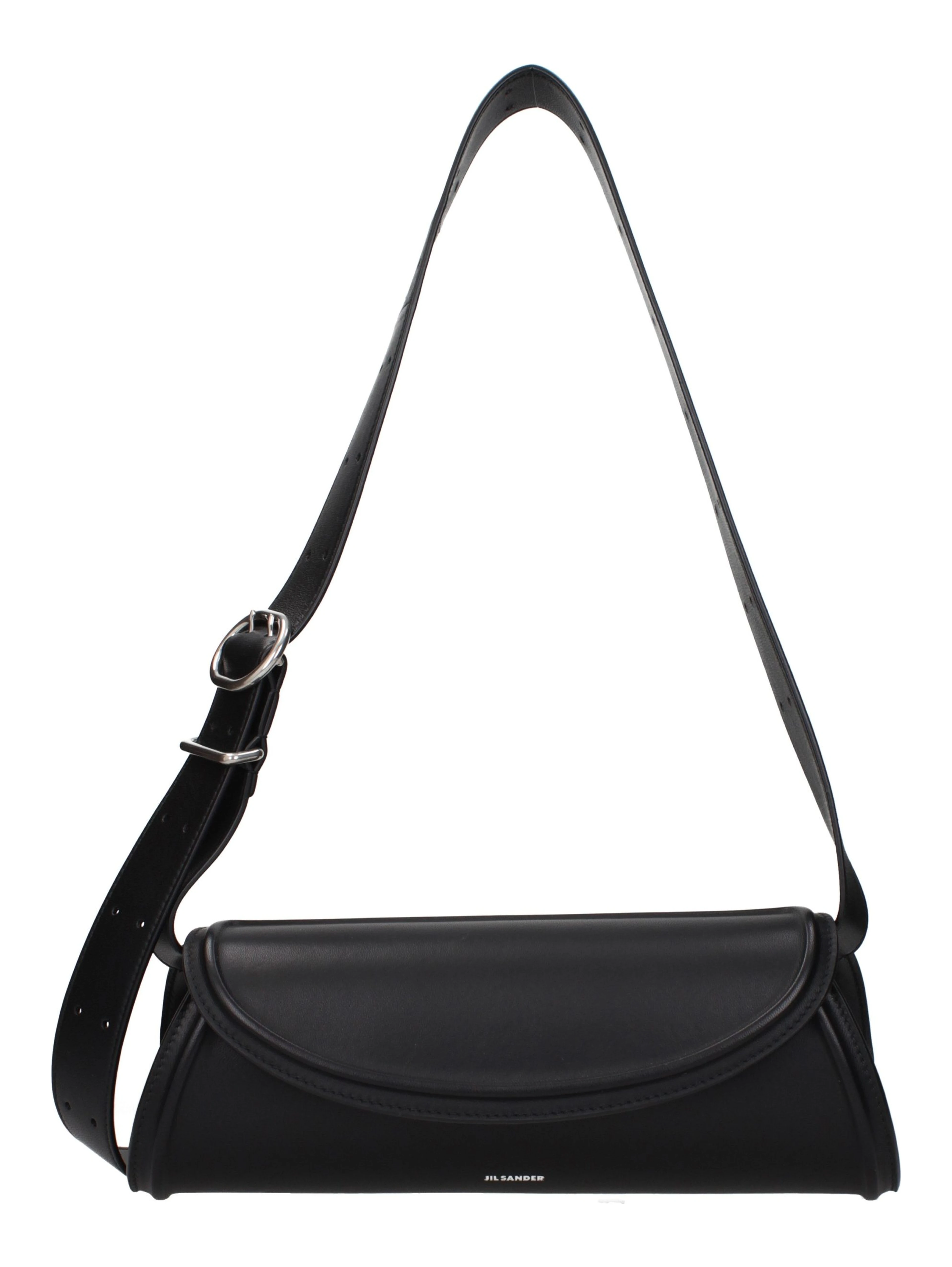 Black Leather Crossbody Bag