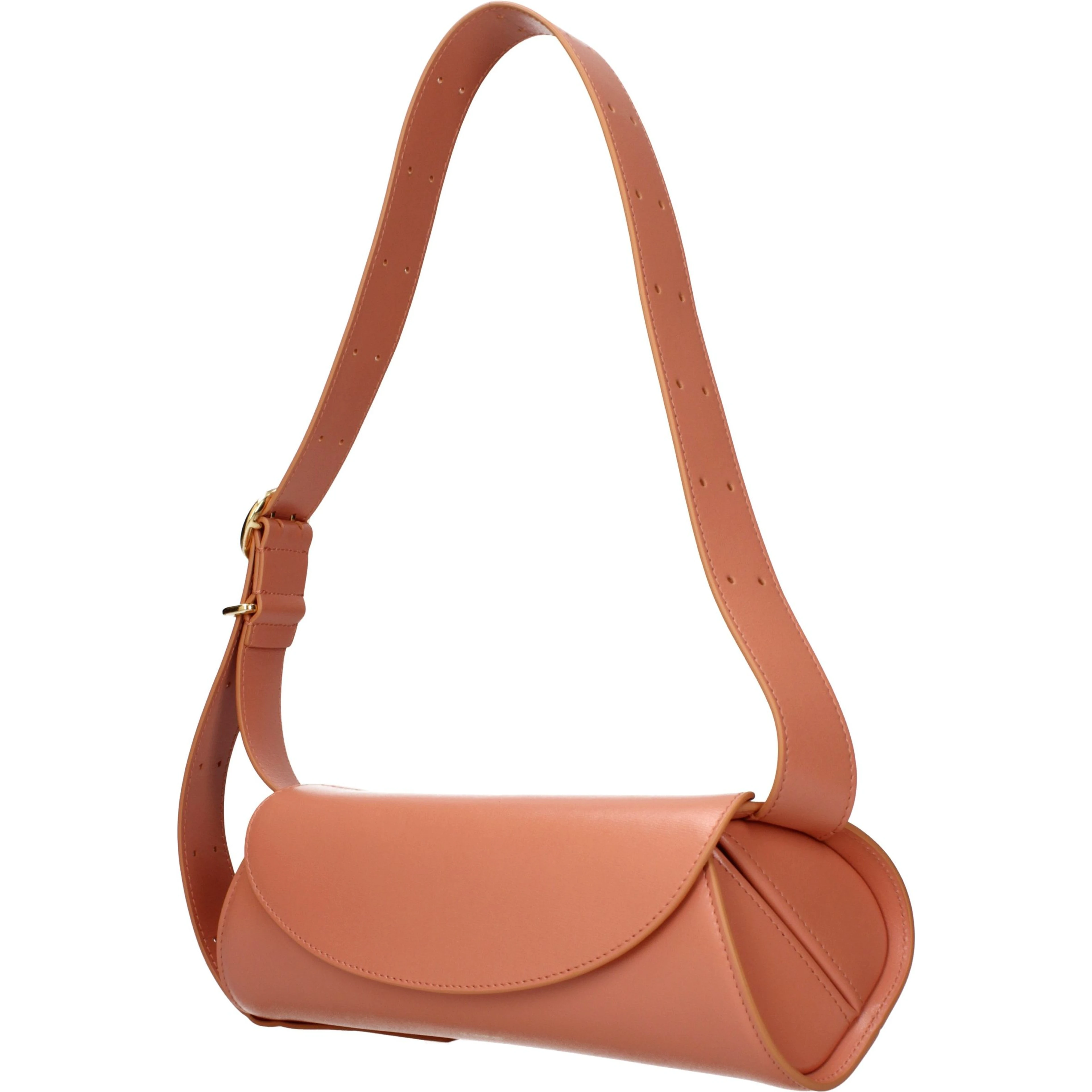 Pink Leather Crossbody Bag