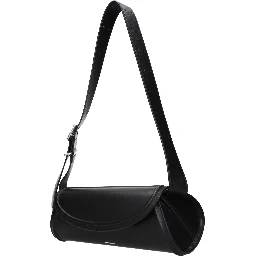 Black Leather Crossbody Bag