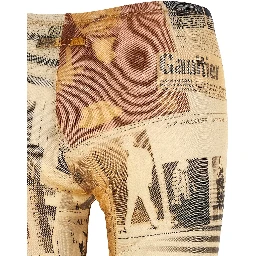 Multicolor Polyamide Casual Pants