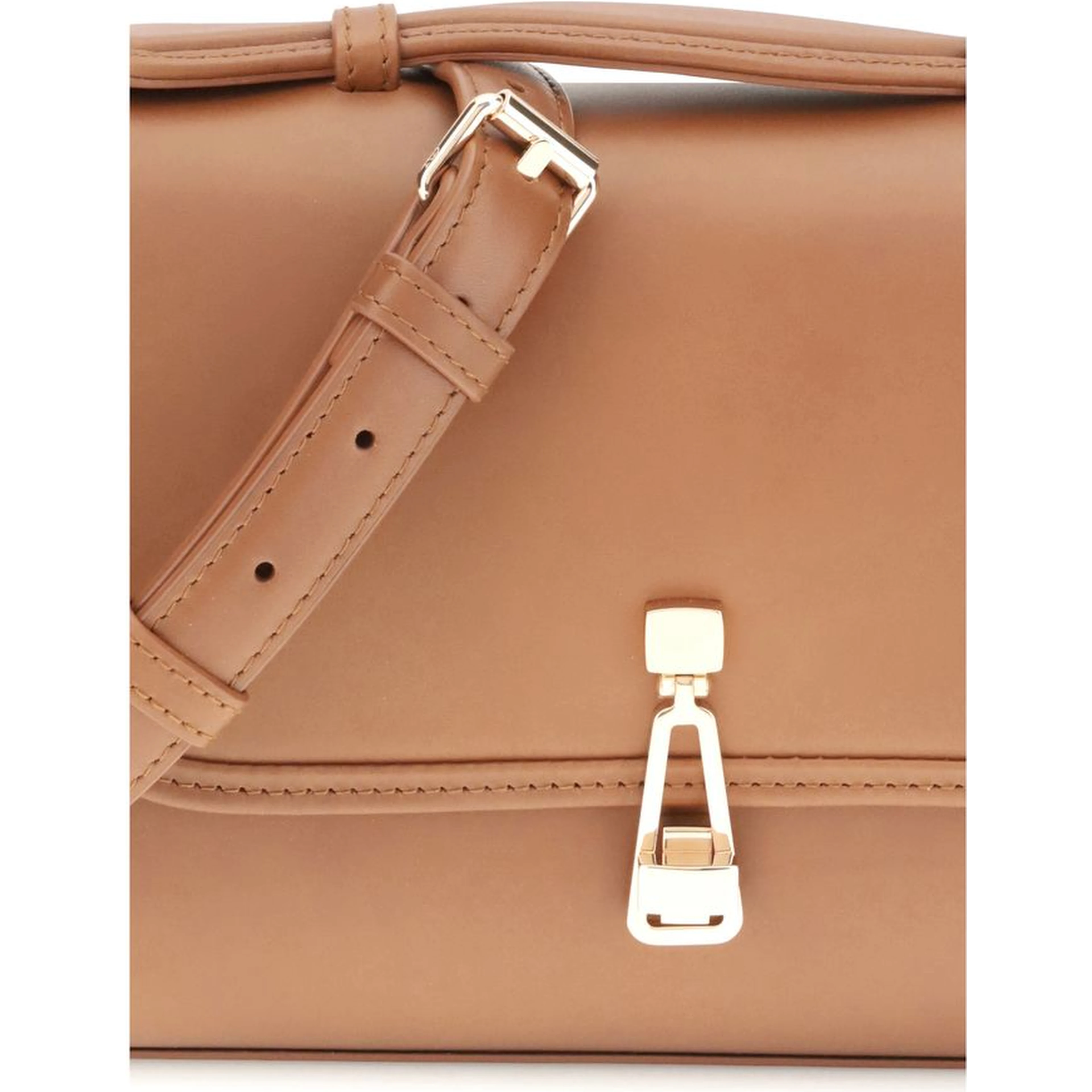 Brown Leather Shoulder Bag
