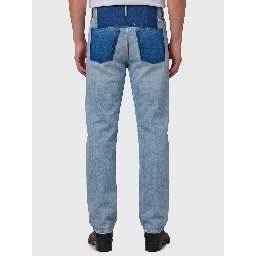 Straight-leg jeans