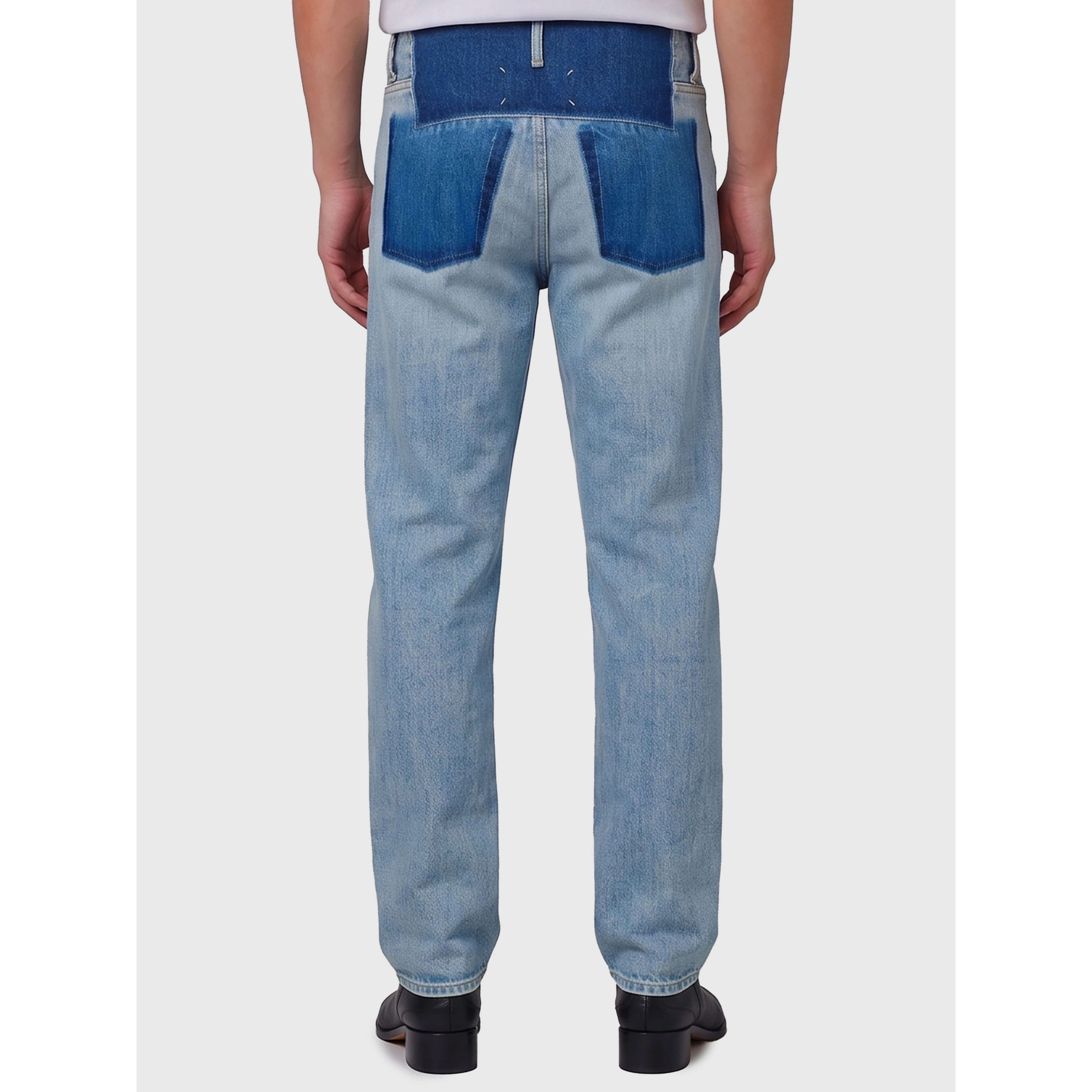 Straight-leg jeans