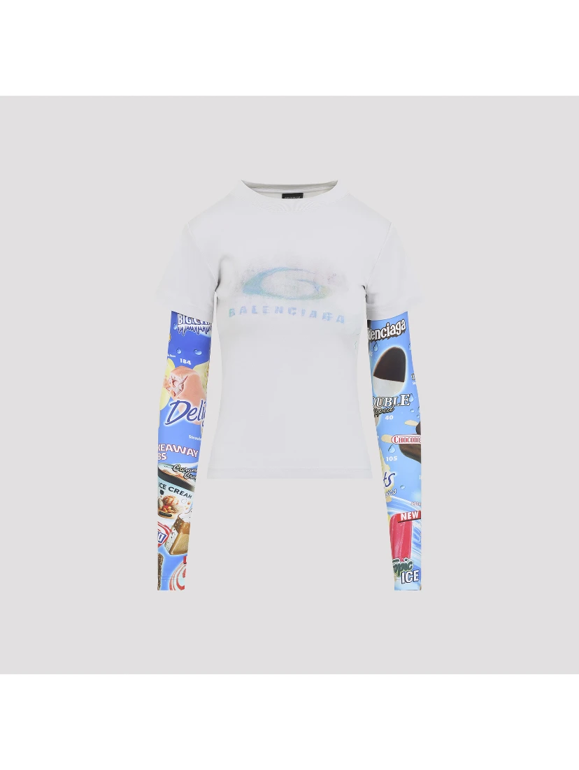 Balenciaga Double Sleeve T-Shirt
