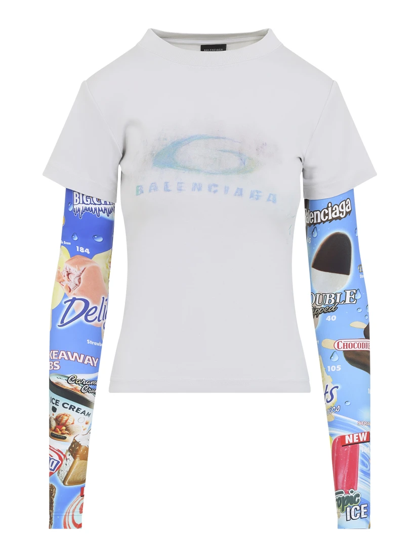 Balenciaga Double Sleeve T-Shirt