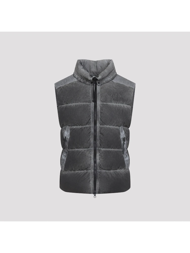 Cp Company Eco-Chrome Hooded Down Gilet