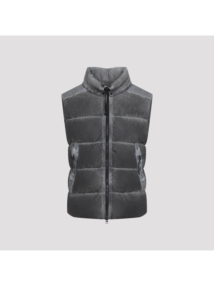 Cp Company Eco-Chrome Hooded Down Gilet