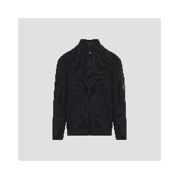 Cp Company Full Rib Half Button Crewneck