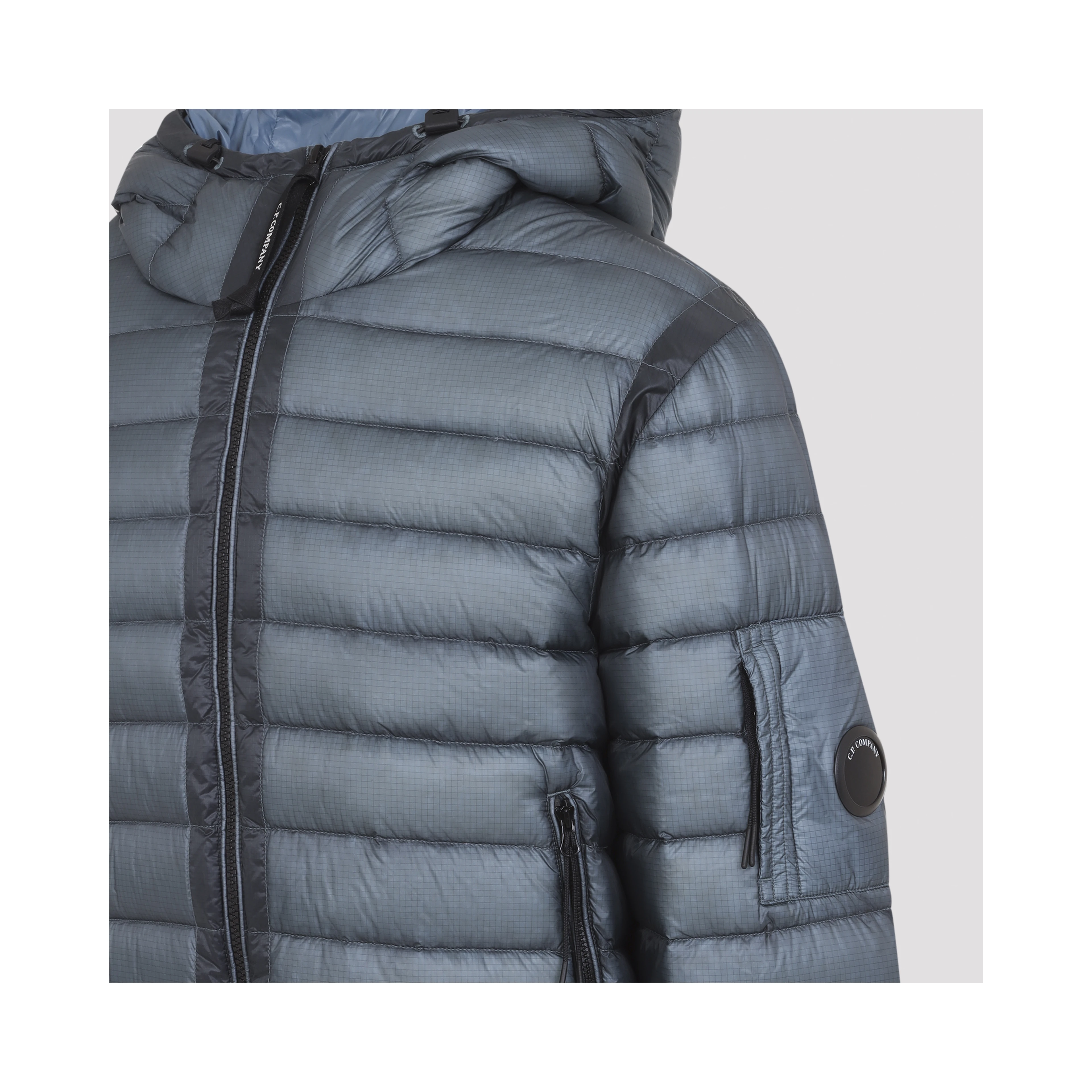 Cp Company Shell Hooded Lens Down Jacket