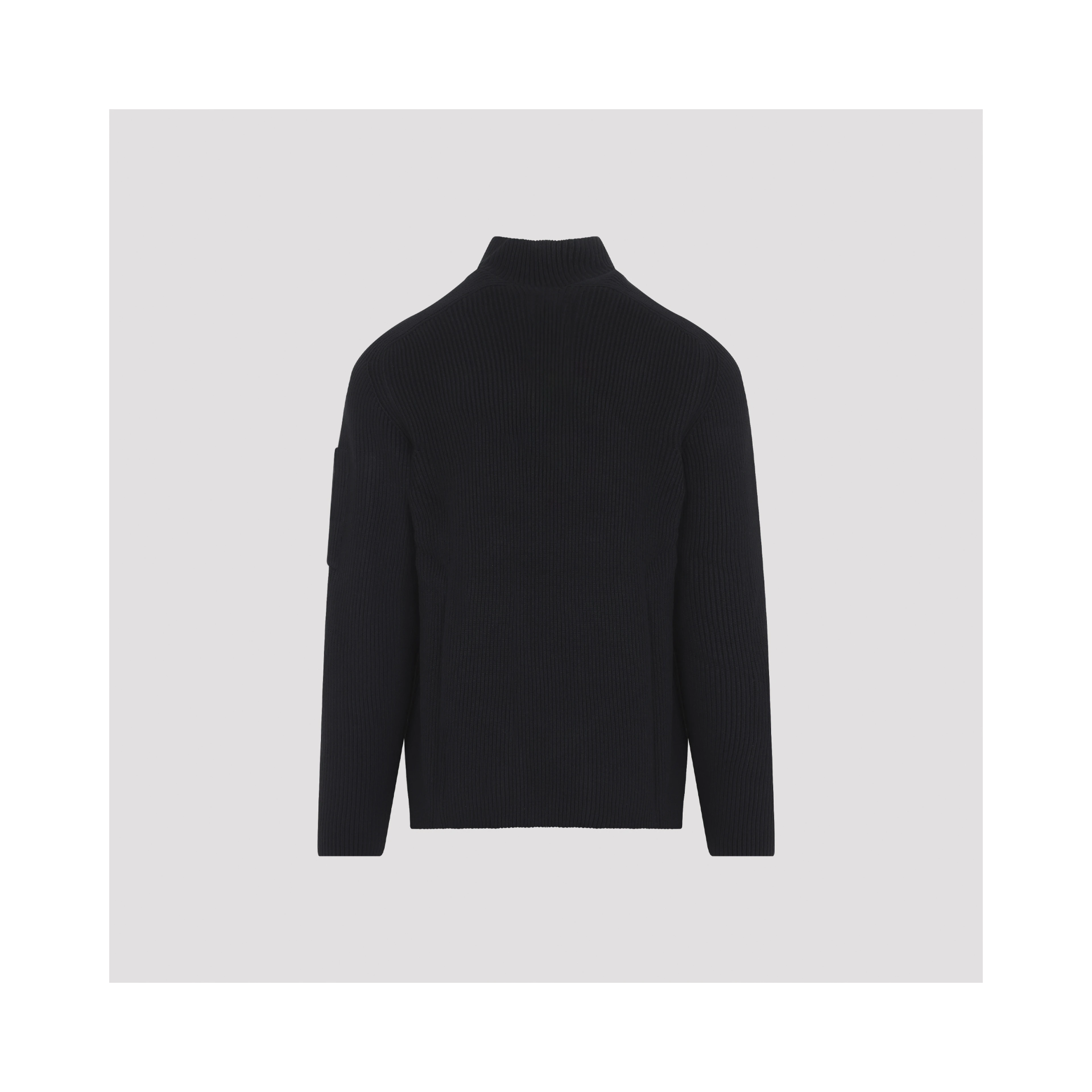 Cp Company Full Rib Half Button Crewneck