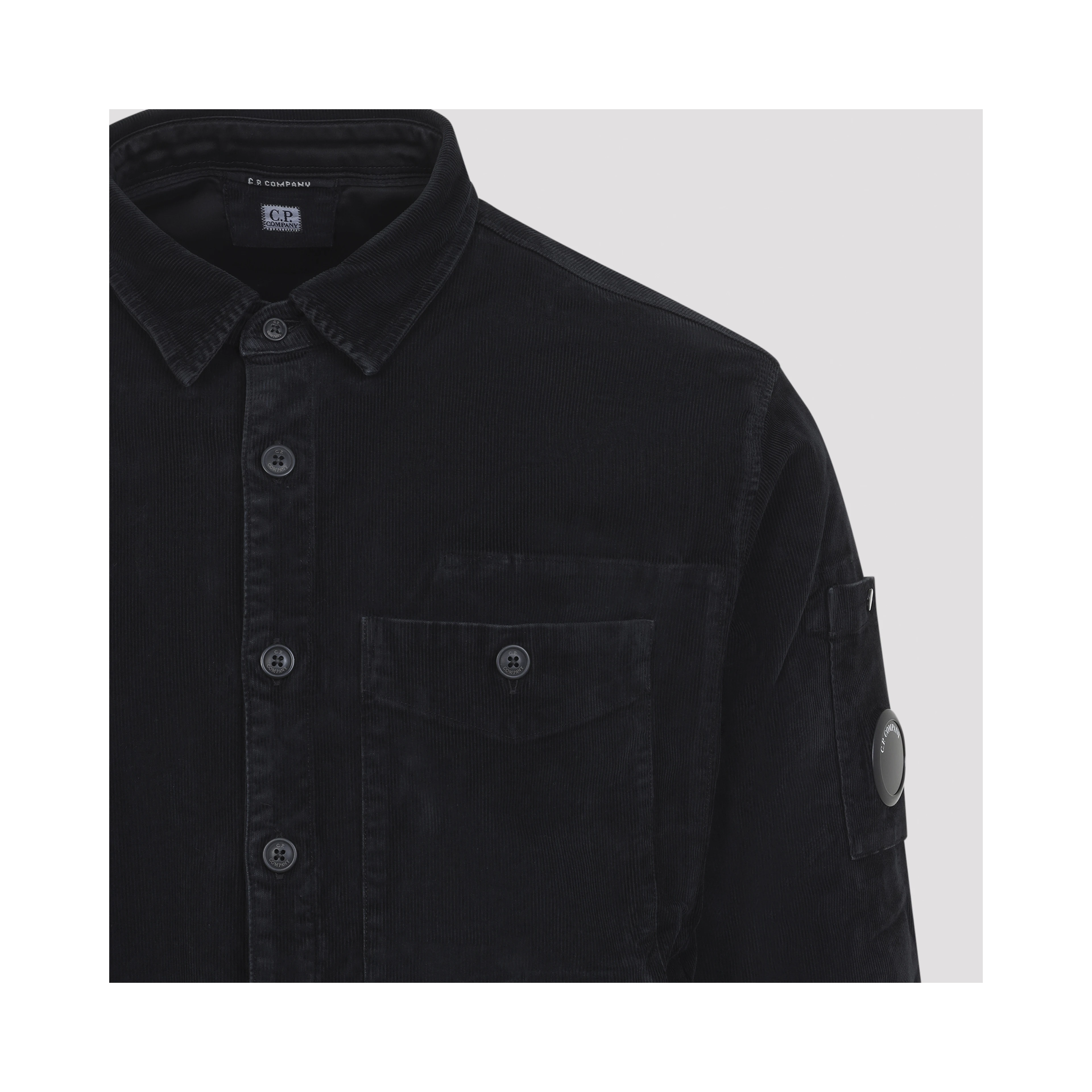 Cp Company Cordoury Button Lens Shirt