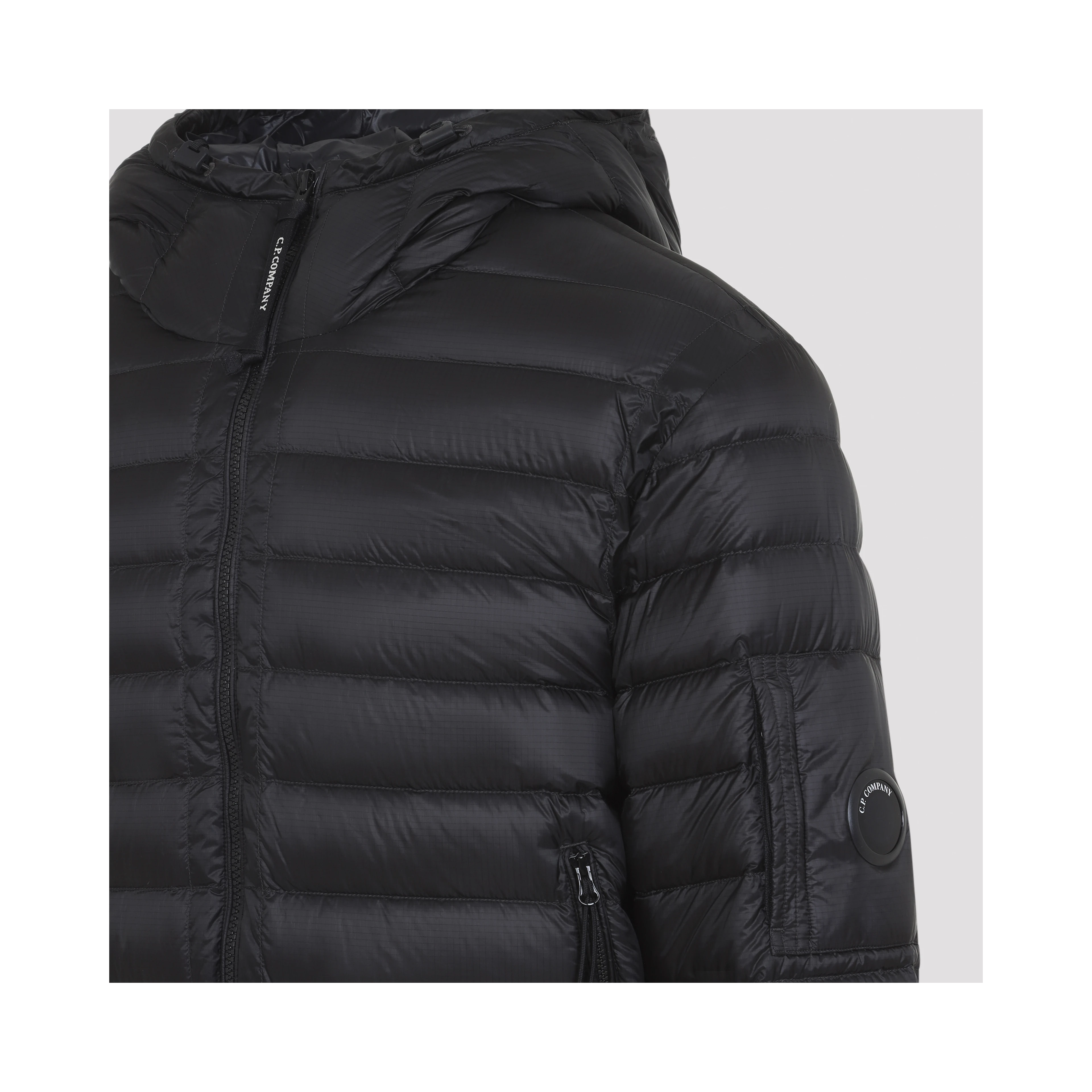 Cp Company Shell Hooded Lens Down Jacket