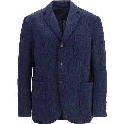 Blue Wool Oves Aries Jacket