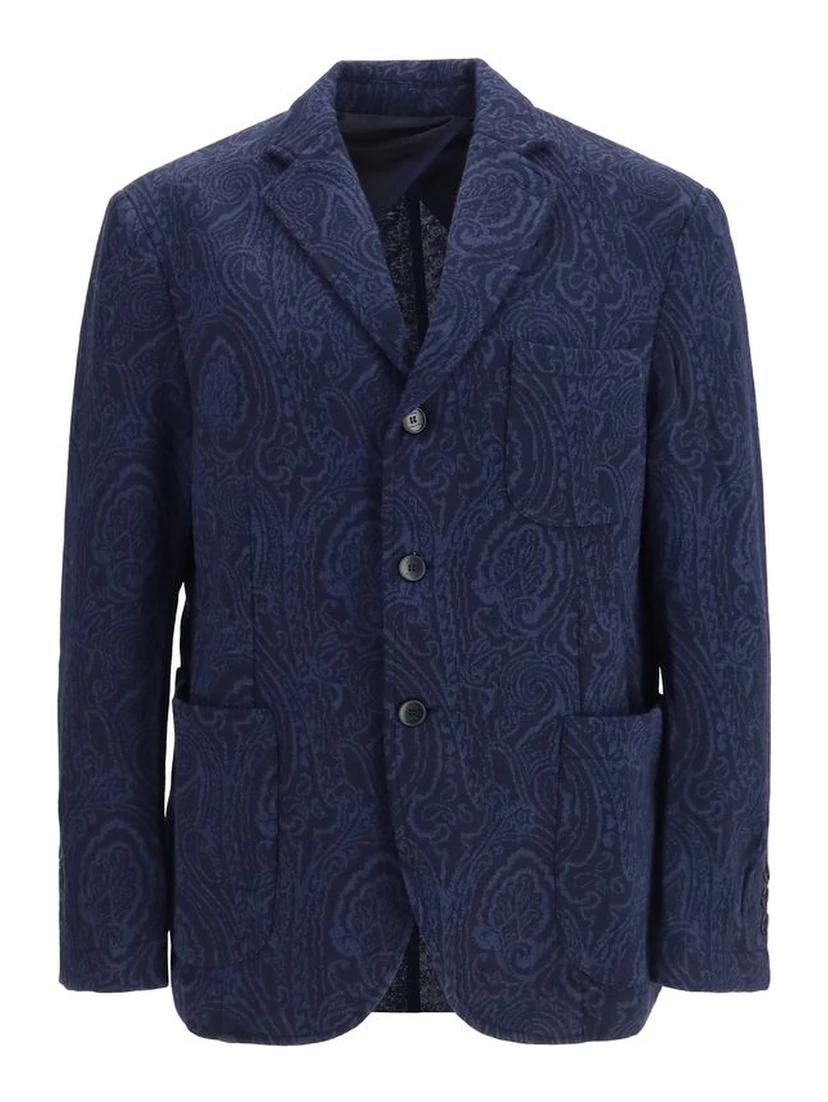 Blue Wool Oves Aries Jacket