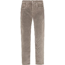 Brown Cotton Pants