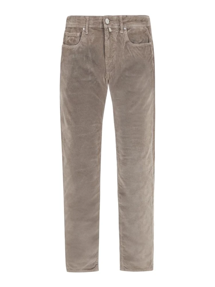 Brown Cotton Pants