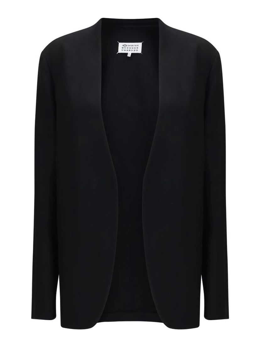 Black Wool Oves Aries Shell Jacket