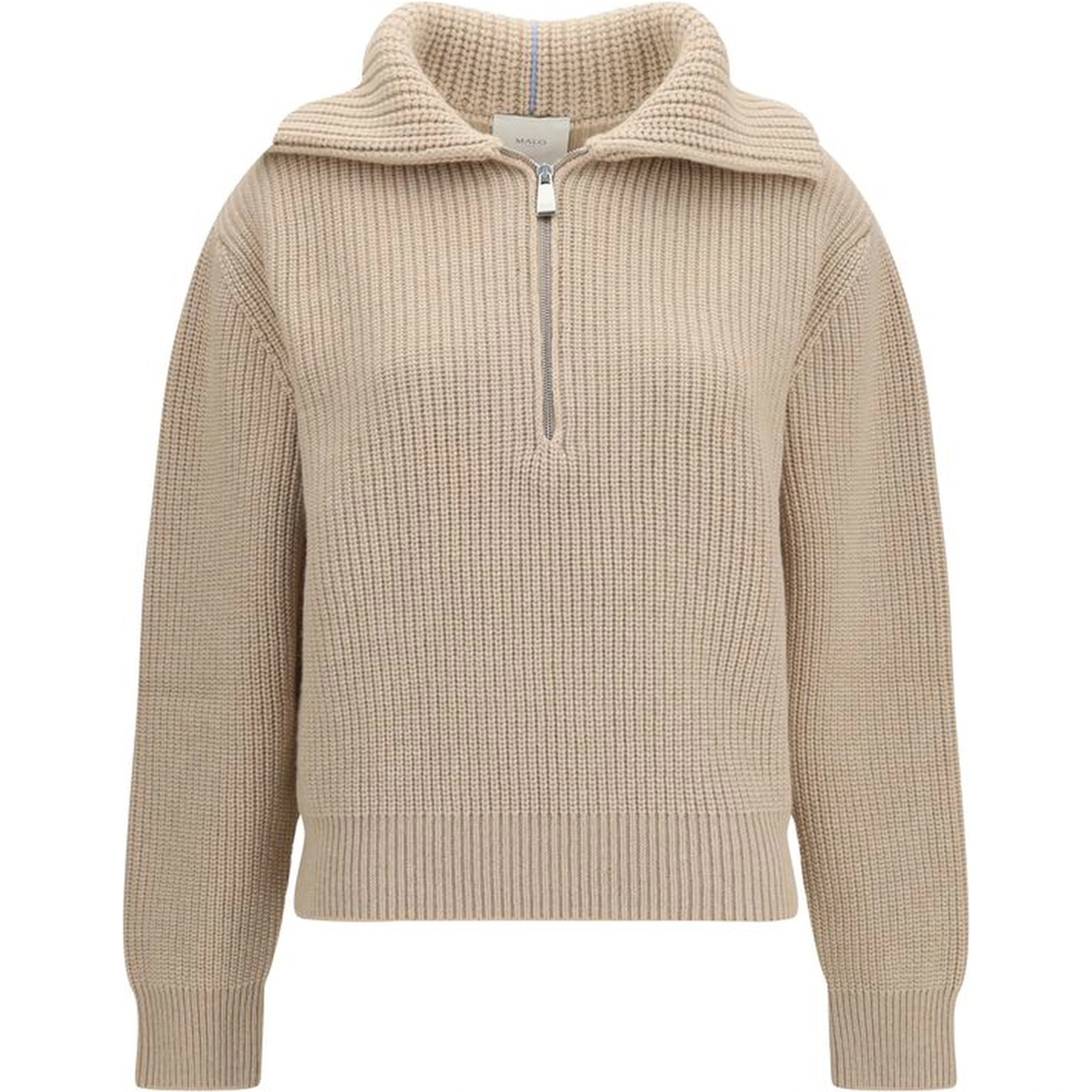 Beige Cashmere Polo Shirt