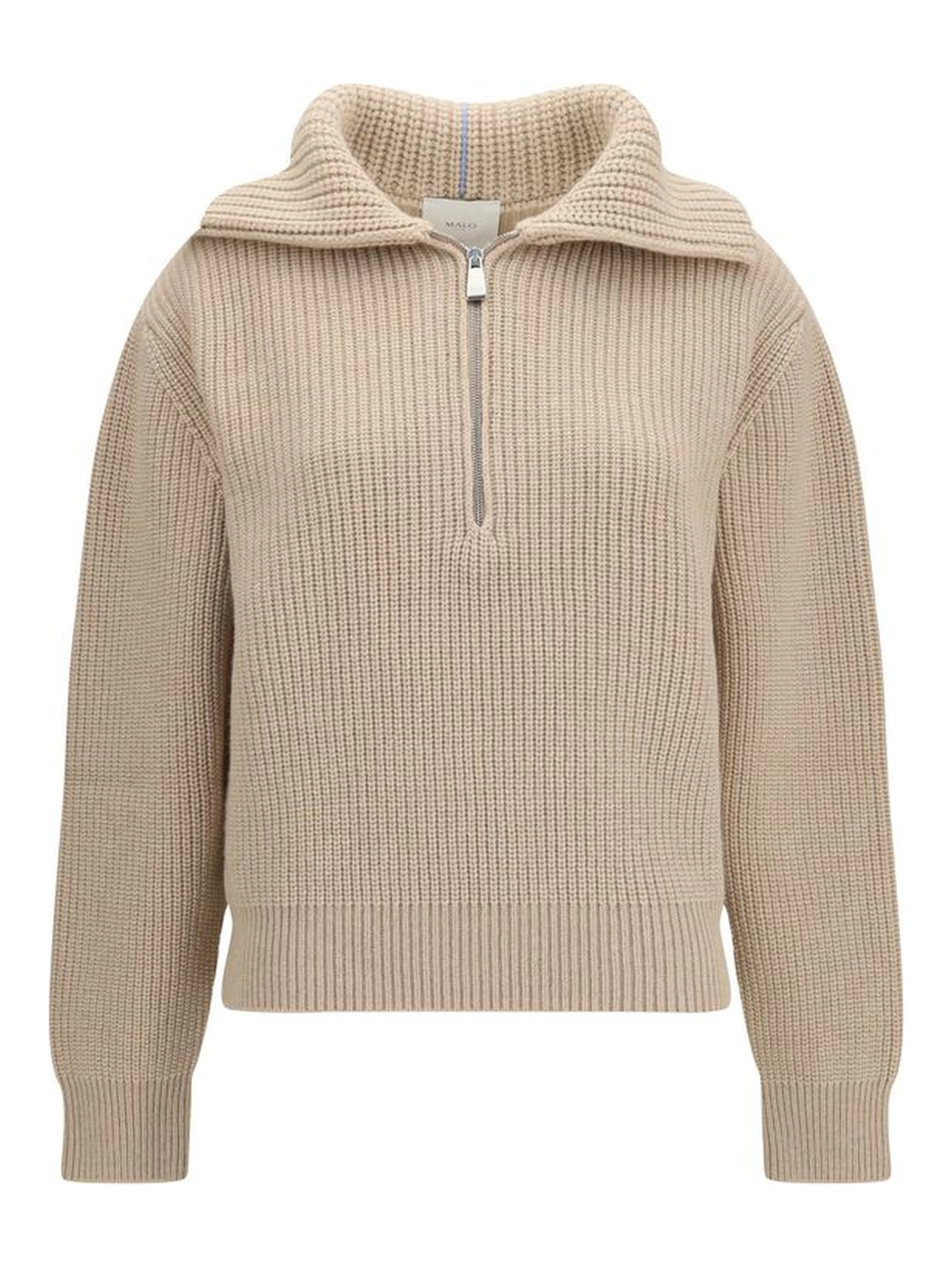 Beige Cashmere Polo Shirt