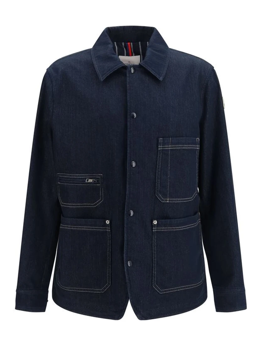 Blue Cotton Denim Jacket