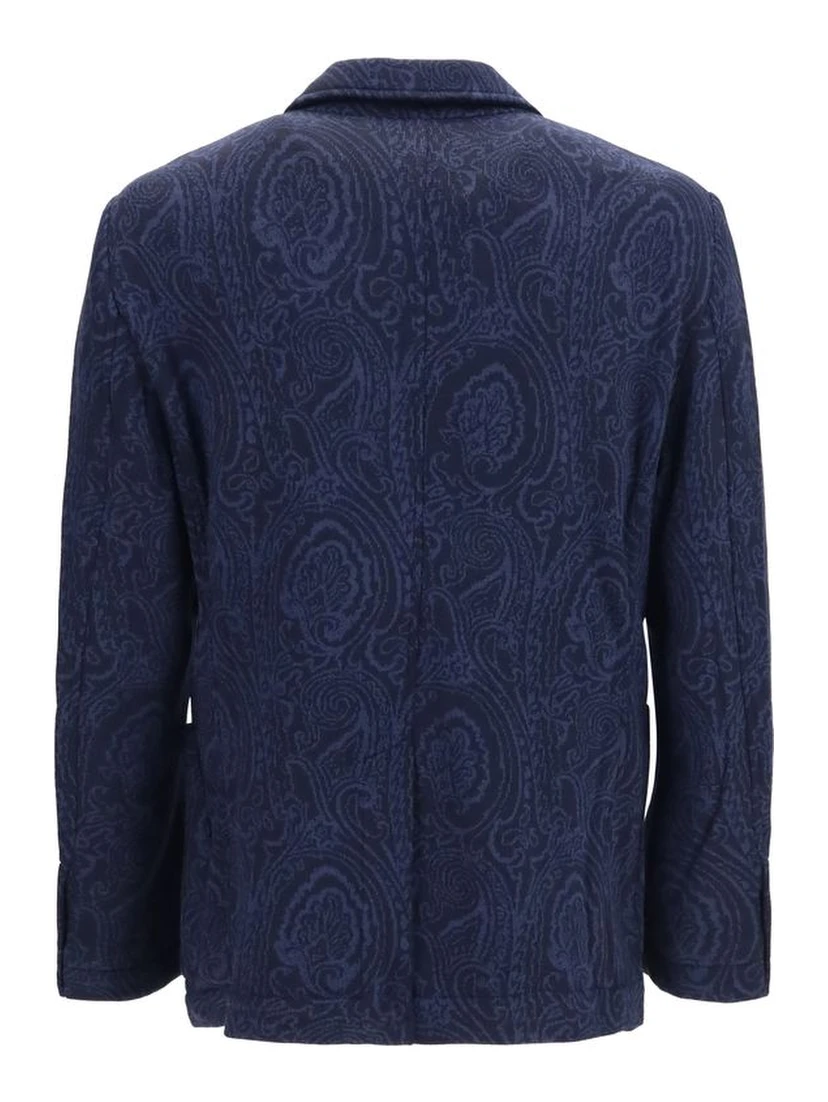 Blue Wool Oves Aries Jacket