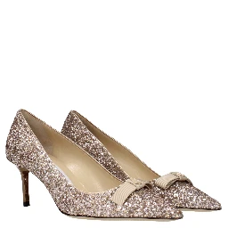 Pink Plastic High Heel Pumps