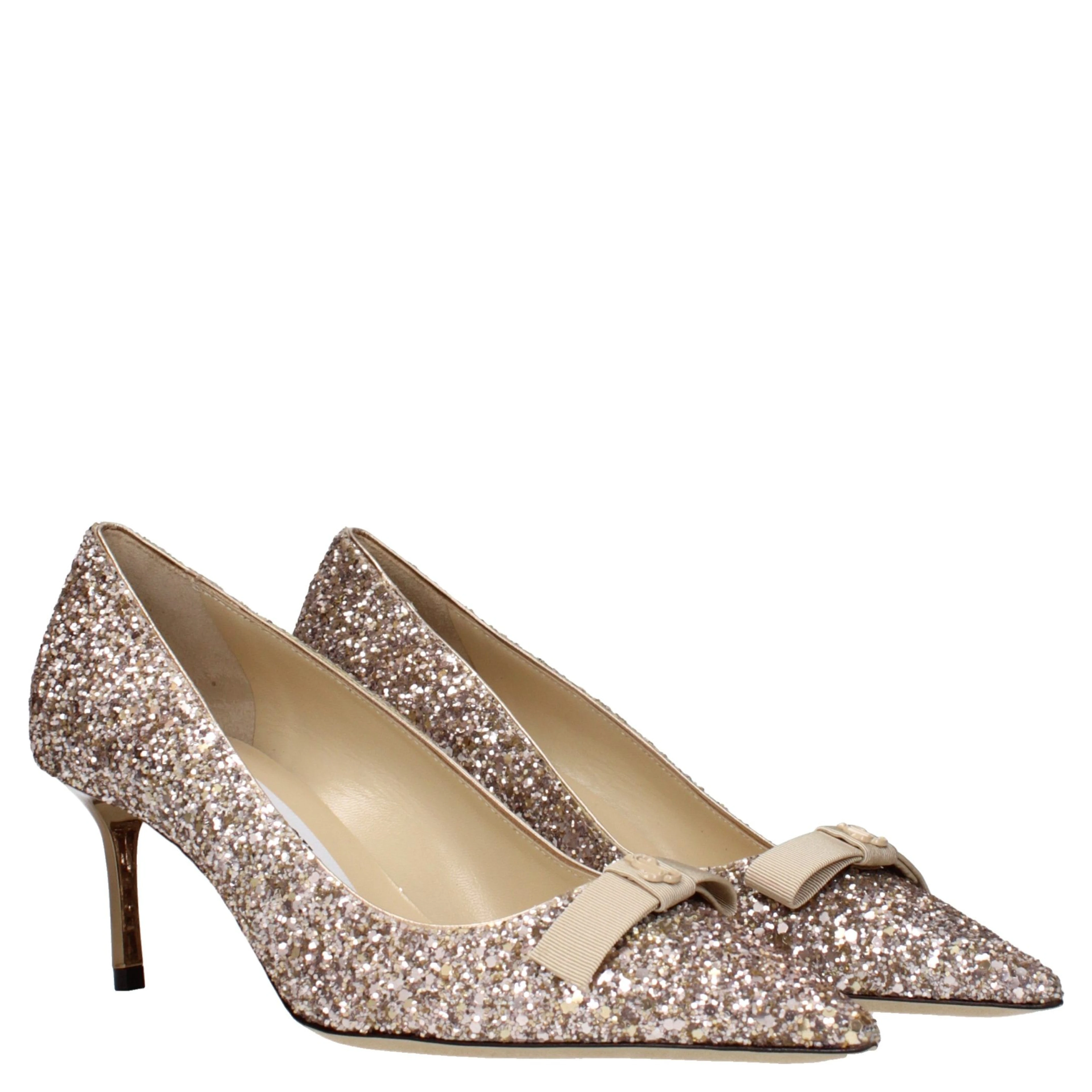 Pink Plastic High Heel Pumps