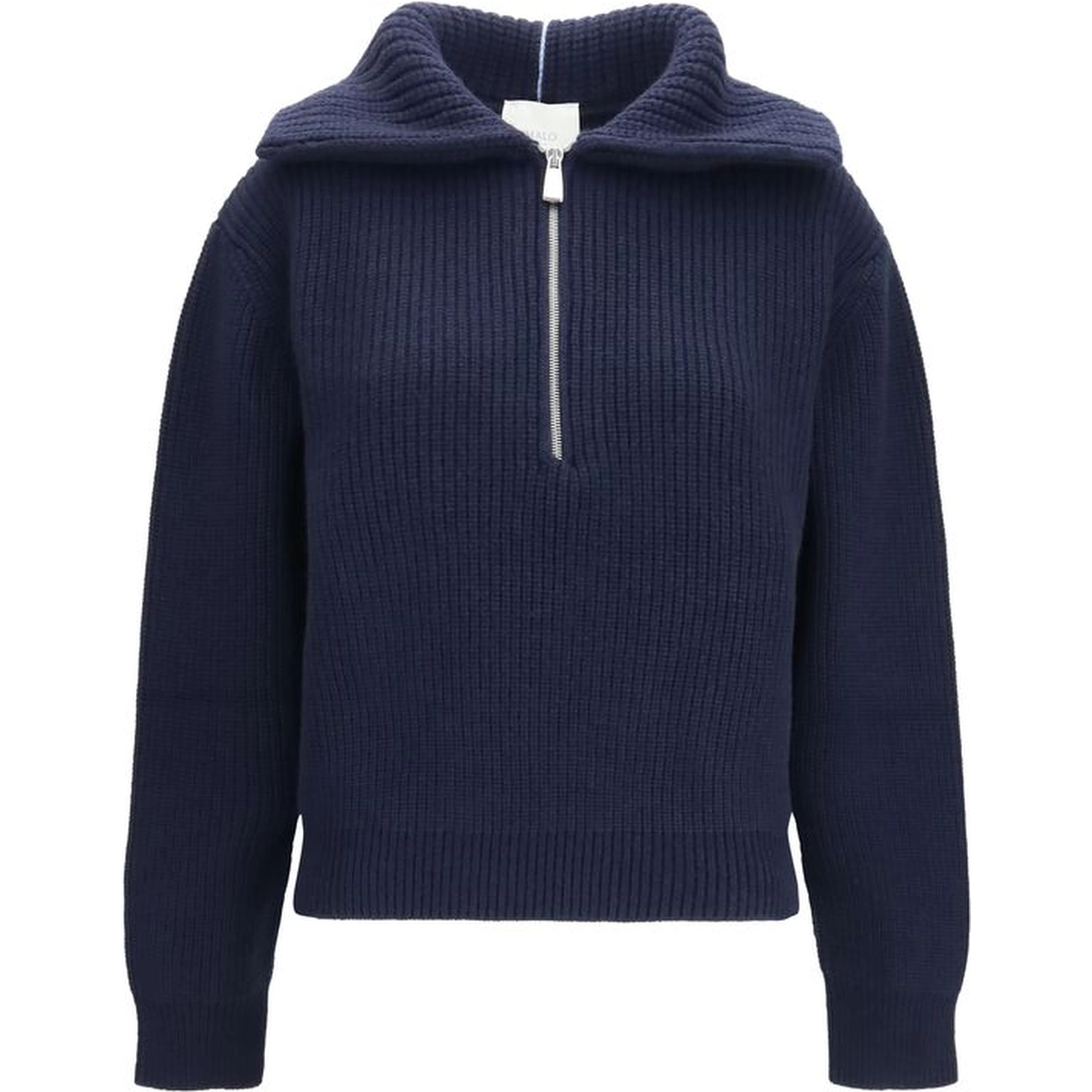Blue Cashmere Polo Shirt