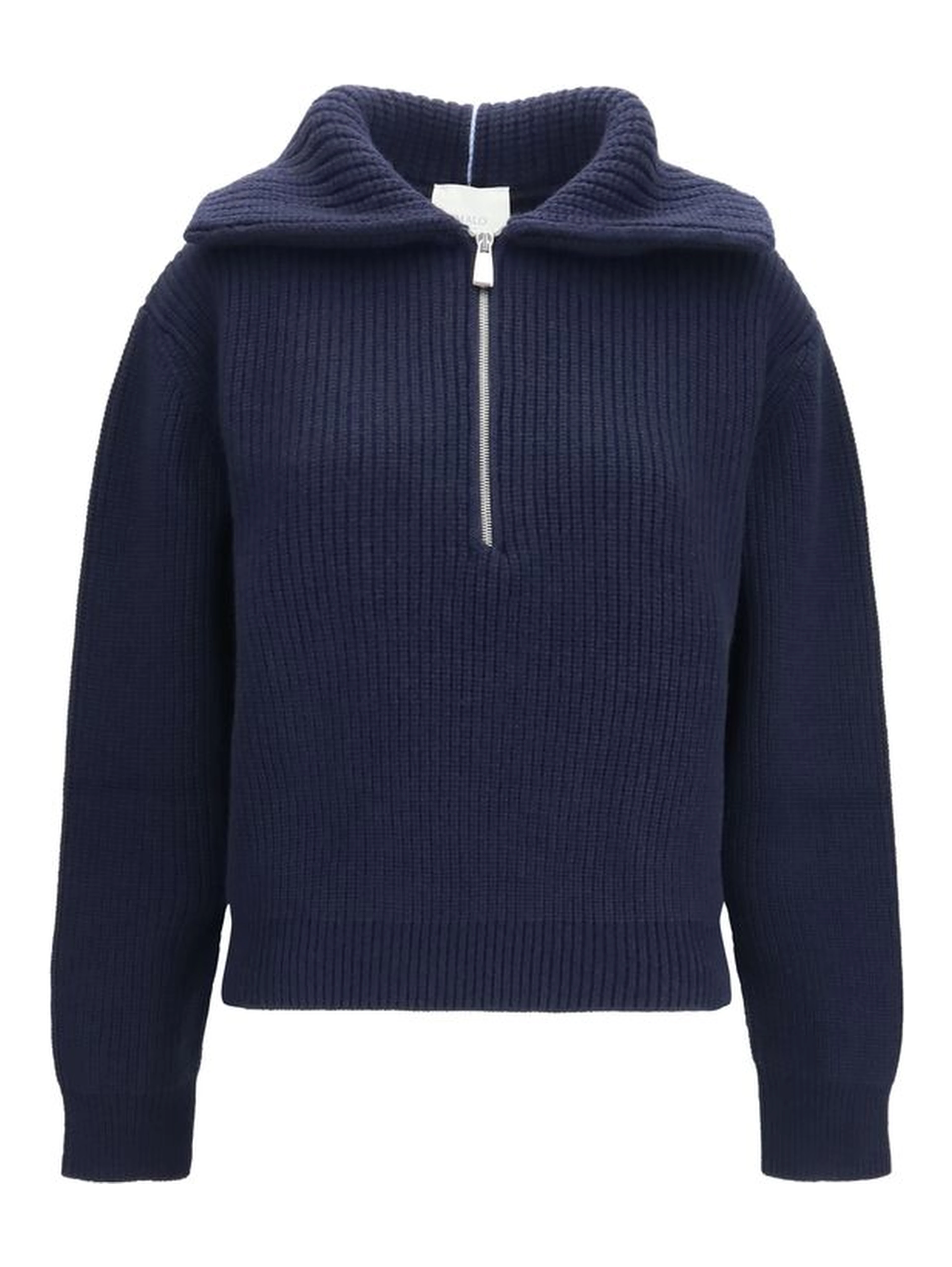 Blue Cashmere Polo Shirt